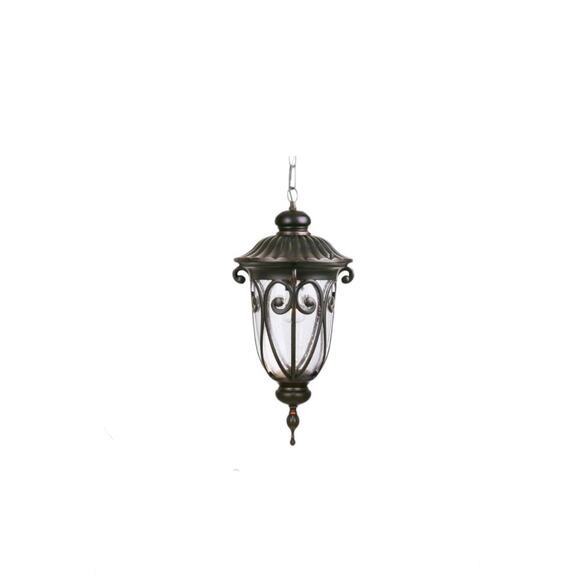 BNIB Outdoor Pendant Light Fixture for Porch, 20 1/2" High Antique Bronze - Picture 2 of 9